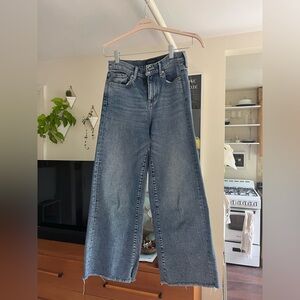 Banana Republic | Mid-Rise Wide-Leg Crop Jeans